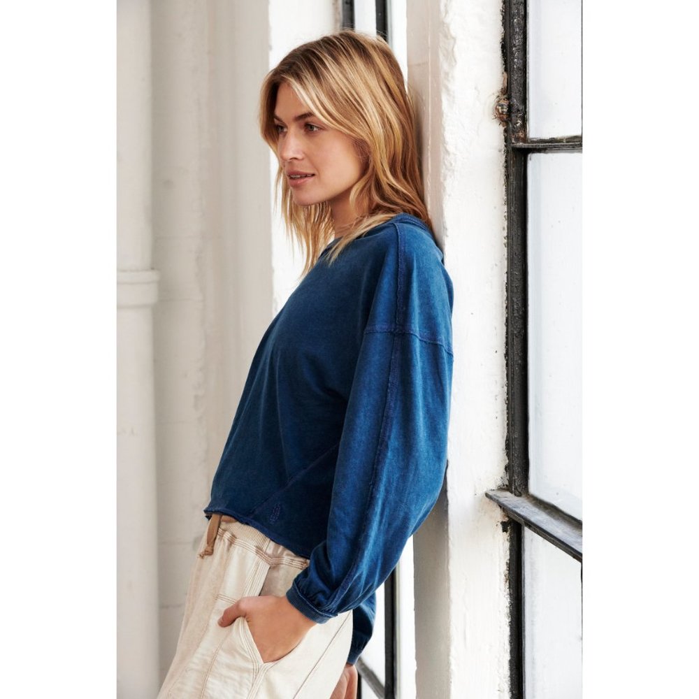 NWT Free People Moon Rising Long Sleeve Top - Picture 3 of 4